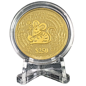 1996 1 oz Singapore Gold Lunar Series 1996 1 oz Singapore Gold Lunar Series