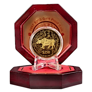 1997 1 oz Singapore Gold Lunar Series 