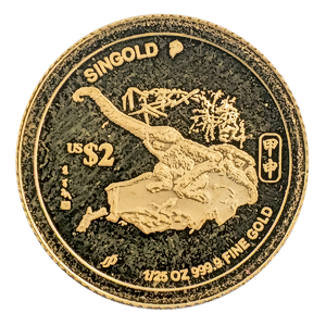 2004 1/25 oz Singapore Mint Lunar Series 