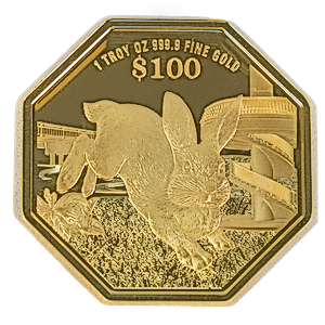 2023 1 oz Singapore Mint Octagon Lunar Series 