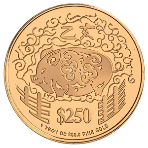 1995 1 oz Singapore Mint 