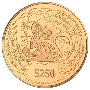1996 1 oz Singapore Mint 