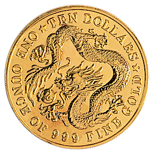 1983 1 oz Singapore Gold Dragon Proof Coin (Pre-Owned in Good Condition)