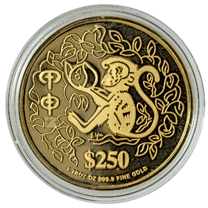 2004 1 oz Singapore Mint Lunar Series 