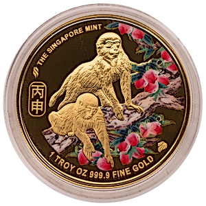 2016 1 oz Singapore Mint Lunar Series 