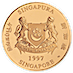 1997 1 oz Singapore Mint 