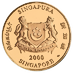 2000 1 oz Singapore Mint 