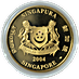 2004 1 oz Singapore Mint Lunar Series 