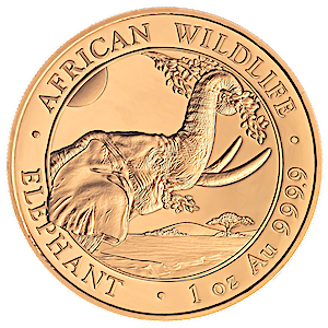 Somalian Gold Elephant 2023 - 1 oz