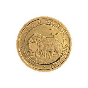 2022 1/25 oz Somalian Gold Elephant Bullion Coin