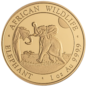2024 1 oz Somalian Gold Elephant Bullion Coin
