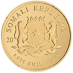 2025 1 oz Somalian Gold Elephant Bullion Coin thumbnail