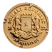 2022 0.5 Gram Somalian Gold Elephant Bullion Coin thumbnail