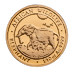 2022 1/10 oz Somalian Gold Elephant Bullion Coin (Pre-Owned in Good Condition) thumbnail