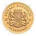 2022 1/10 oz Somalian Gold Elephant Bullion Coin thumbnail