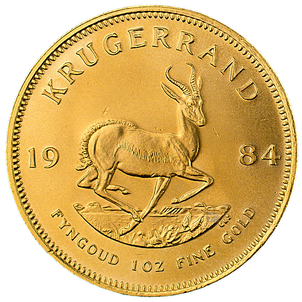 South African Krugerrand - Various Years - 1 oz South African Krugerrand - Various Years - 1 oz