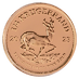2023 1/4 oz South African Gold Krugerrand Proof Bullion Coin thumbnail