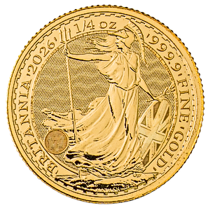 2026 1/4 oz United Kingdom Gold Britannia Bullion Coin