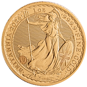 2026 1 oz United Kingdom Gold Britannia Bullion Coin