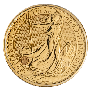 2026 1/2 oz United Kingdom Gold Britannia Bullion Coin
