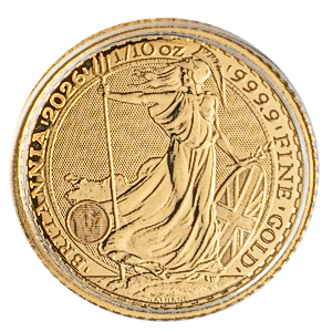 2026 1/10 oz United Kingdom Gold Britannia Bullion Coin