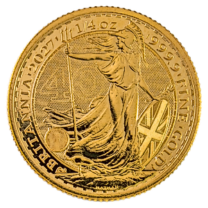 2027 1/4 oz United Kingdom Gold Britannia Bullion Coin