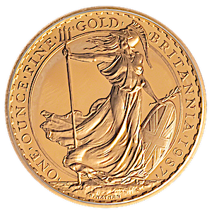 1987 1 oz United Kingdom Gold Britannia Bullion Coin