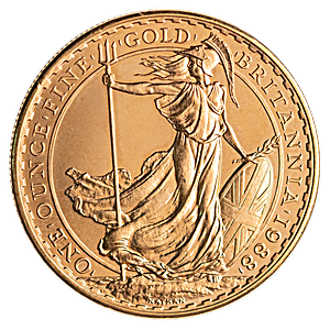 1988 1 oz United Kingdom Gold Britannia Bullion Coin