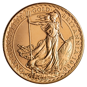 1988 1 oz United Kingdom Gold Britannia Bullion Coin