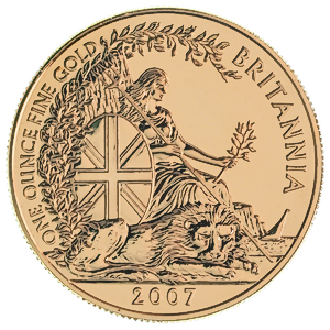 2007 1 oz United Kingdom Gold Britannia Bullion Coin