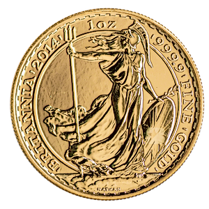 2014 1 oz United Kingdom Gold Britannia Bullion Coin