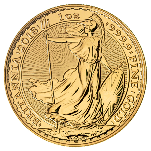 2018 1 oz United Kingdom Gold Britannia Bullion Coin