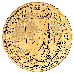 2019 1 oz United Kingdom Gold Britannia Bullion Coin