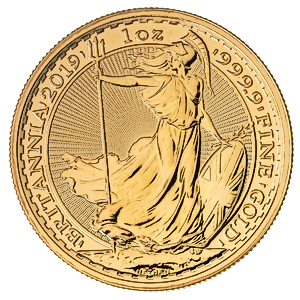 2019 1 oz United Kingdom Gold Britannia Bullion Coin