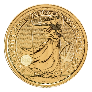 2021 1/10 oz United Kingdom Gold Britannia Bullion Coin