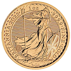 2023 1 oz United Kingdom Gold Britannia Bullion Coin