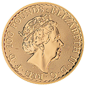 1 oz United Kingdom Gold Britannia Bullion Coin (Various Years)