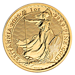 2025 1 oz United Kingdom Gold Britannia Bullion Coin