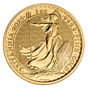 2025 1 oz United Kingdom Gold Britannia Bullion Coin