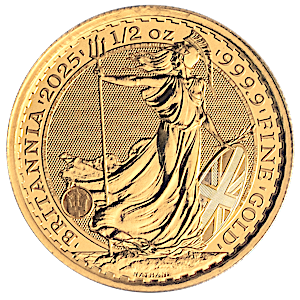 2025 1/2 oz United Kingdom Gold Britannia Bullion Coin