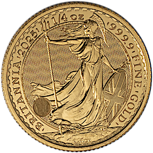 2025 1/4 oz United Kingdom Gold Britannia Bullion Coin