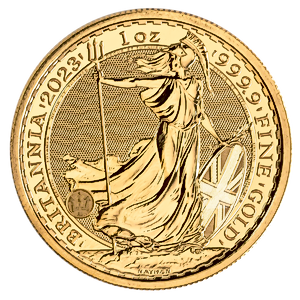 2023 1 oz United Kingdom Gold Britannia Bullion Coin - Coronation Edition
