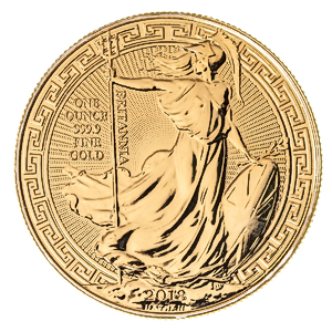 2018 1 oz United Kingdom Gold Oriental Border Britannia Bullion Coin