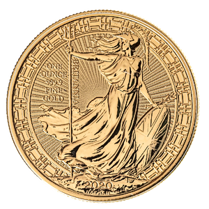 2020 1 oz United Kingdom Gold Oriental Border Britannia Bullion Coin