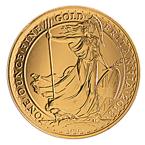 2013 1 oz United Kingdom Gold Britannia Bullion Coin