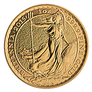 United Kingdom Gold Britannia 2015 - 1 oz