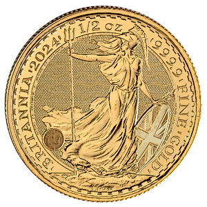 2024 1/2 oz United Kingdom Gold Britannia Bullion Coin