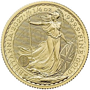 2027 1/4 oz United Kingdom Gold Britannia Bullion Coin