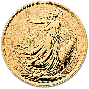 United Kingdom Gold Britannia 2016 - 1 oz United Kingdom Gold Britannia 2016 - 1 oz