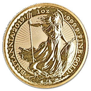 2019 1 oz United Kingdom Gold Britannia Bullion Coin